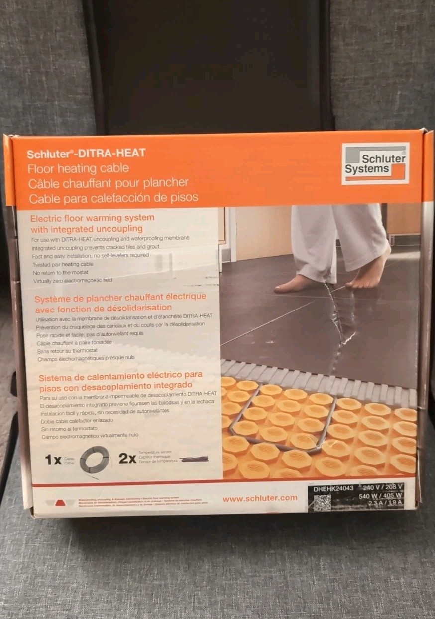 Schluter Ditra-Heat Cable 240V - 141 ft. (42.6 SqFt) DHEHK24043
