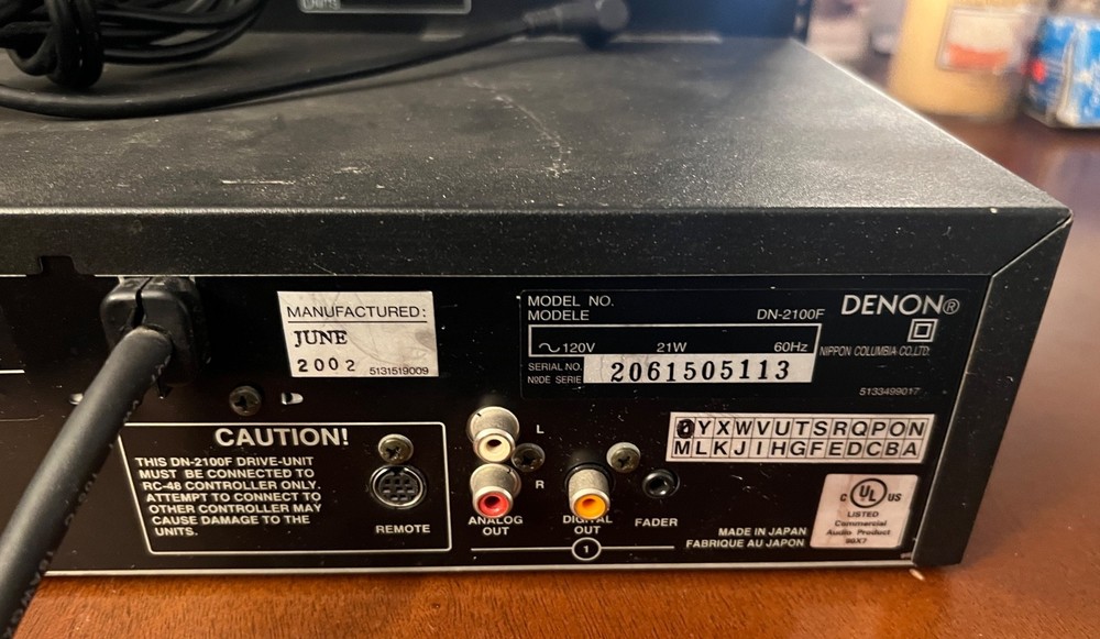 DENON DN-2600F