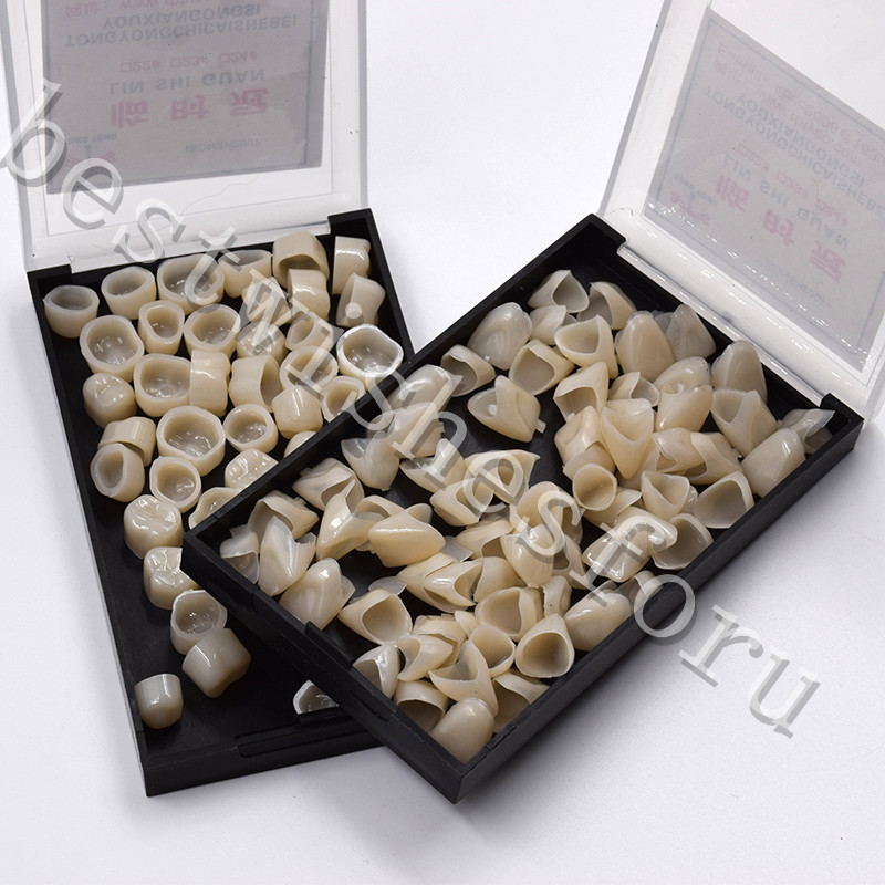 2 Box Dental Temporary Crown Veneers Material Anterior Front + Back Molar Teeth