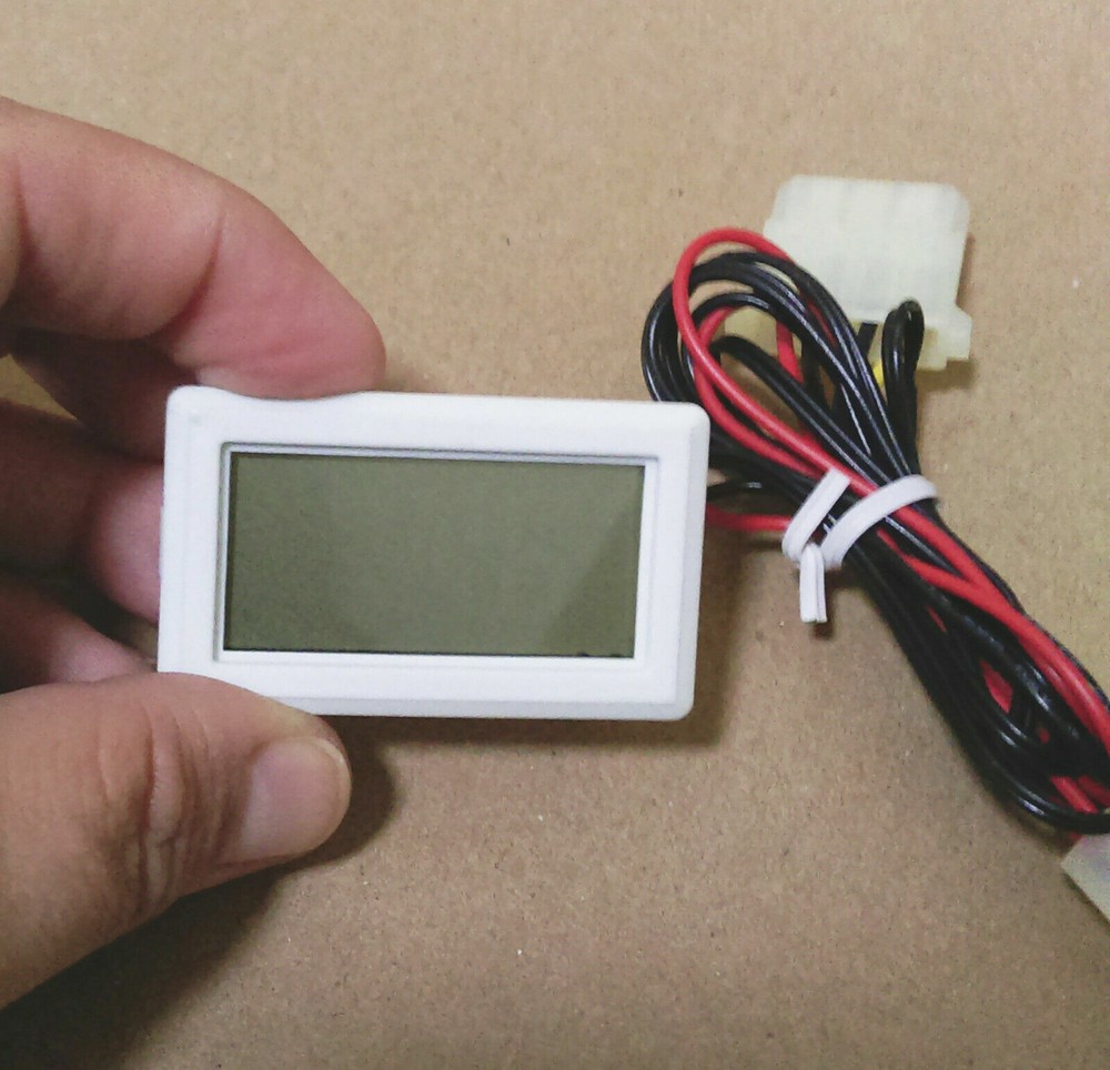 NEW Digital LCD Fahrenheit Display Thermometer PC Temperature Sensor, 4pin Plug