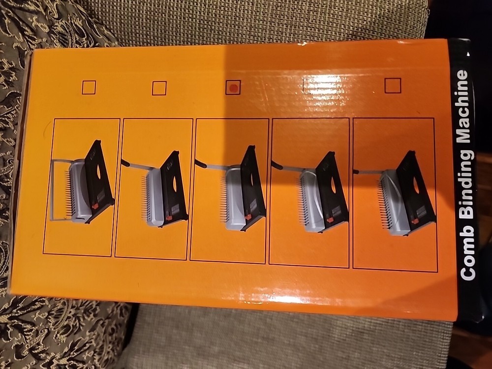 Comb Binding Machine Brand New In Box. G