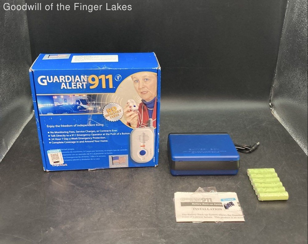 Logic Mark Guardian Alert 911 w/ Battery Backup - UNTESTED