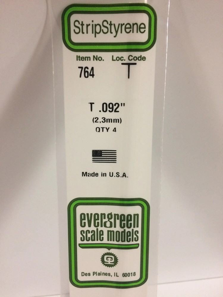 EVG764 .092 T CHANNEL 4PC