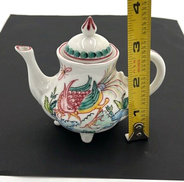 Anfora Agueda Small Hand Painted Footed Tea Pot