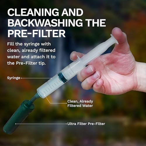 PRO Extender Series – Portable Water Filter Pump with Extra 3.2x2x6.5