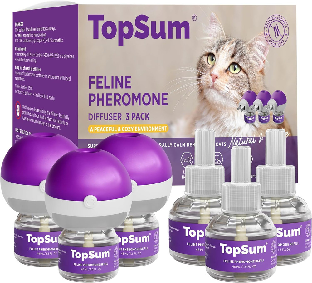 Cat Pheromones Calming Diffuser: Premium Pheromone Diffuser for Cats - Cat Ph