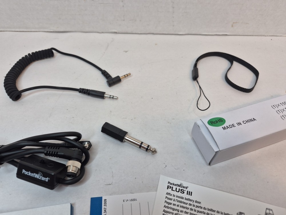 Pocket Wizard Plus 3 Manual With Cords Only