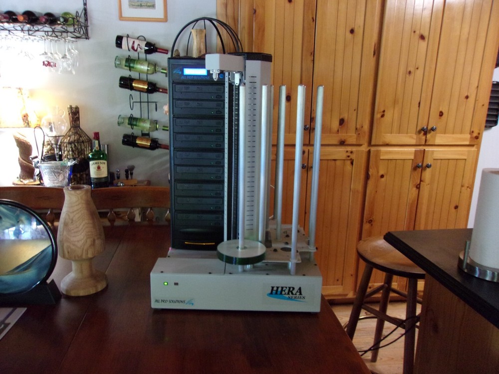 All Pro Solutions DVD Blu-Ray Cd Duplicator Hera 9 with auto loader