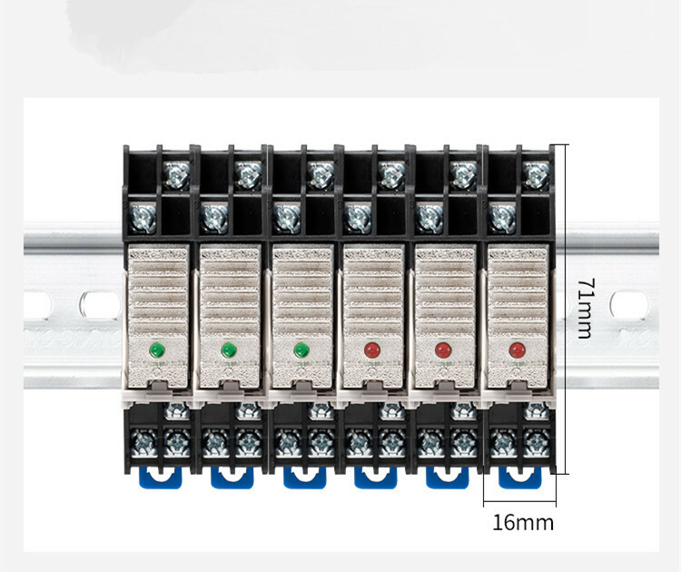 Small 12-24VDC solid state relay rail type GK5D6124 DC control DC 5A 60VDC