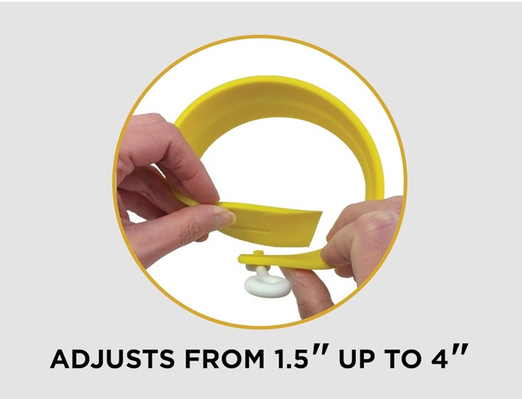 EggXact Ring Adjustable Silicone Egg Ring For Baking, Molding, And Presenting.
