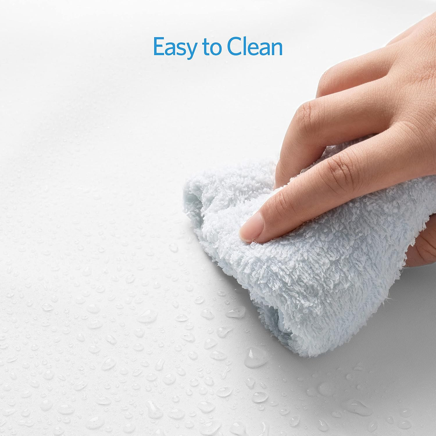 Clear Shower Curtain Liner Light Weight PEVA, Shower Liner 72X72 Inches, Waterpr