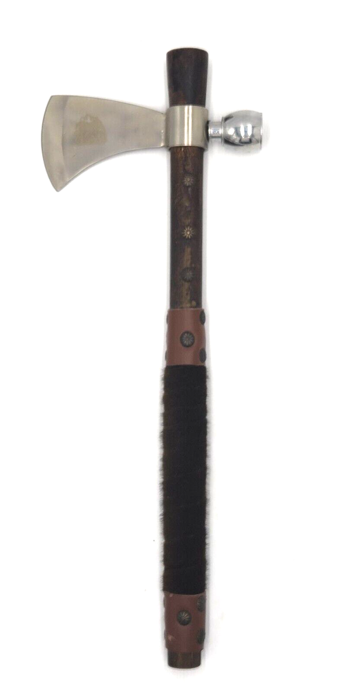 18" Replica axe and peace pipe, native american decorative