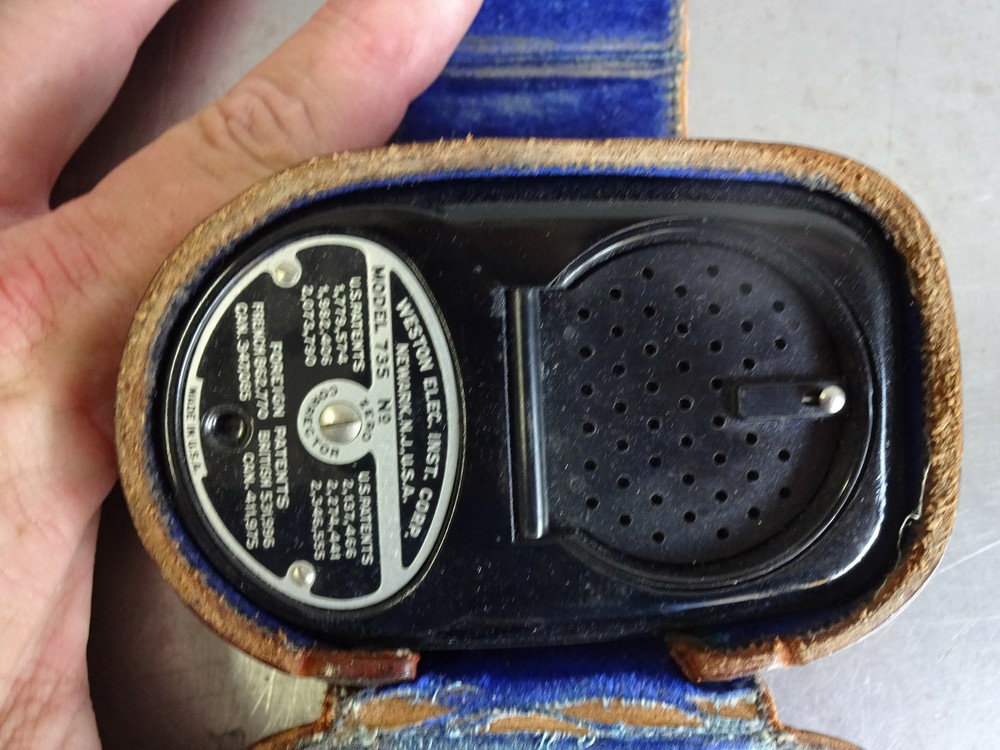 Vintage Weston Master II Universal Exposure Meter Model 735 with Case