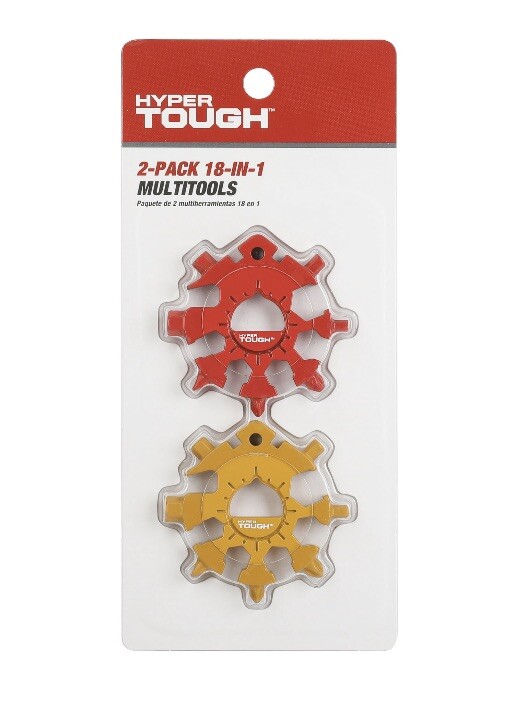 Walmart Hyper Tough 2-pack 18-in-1 Snowflake Multitools