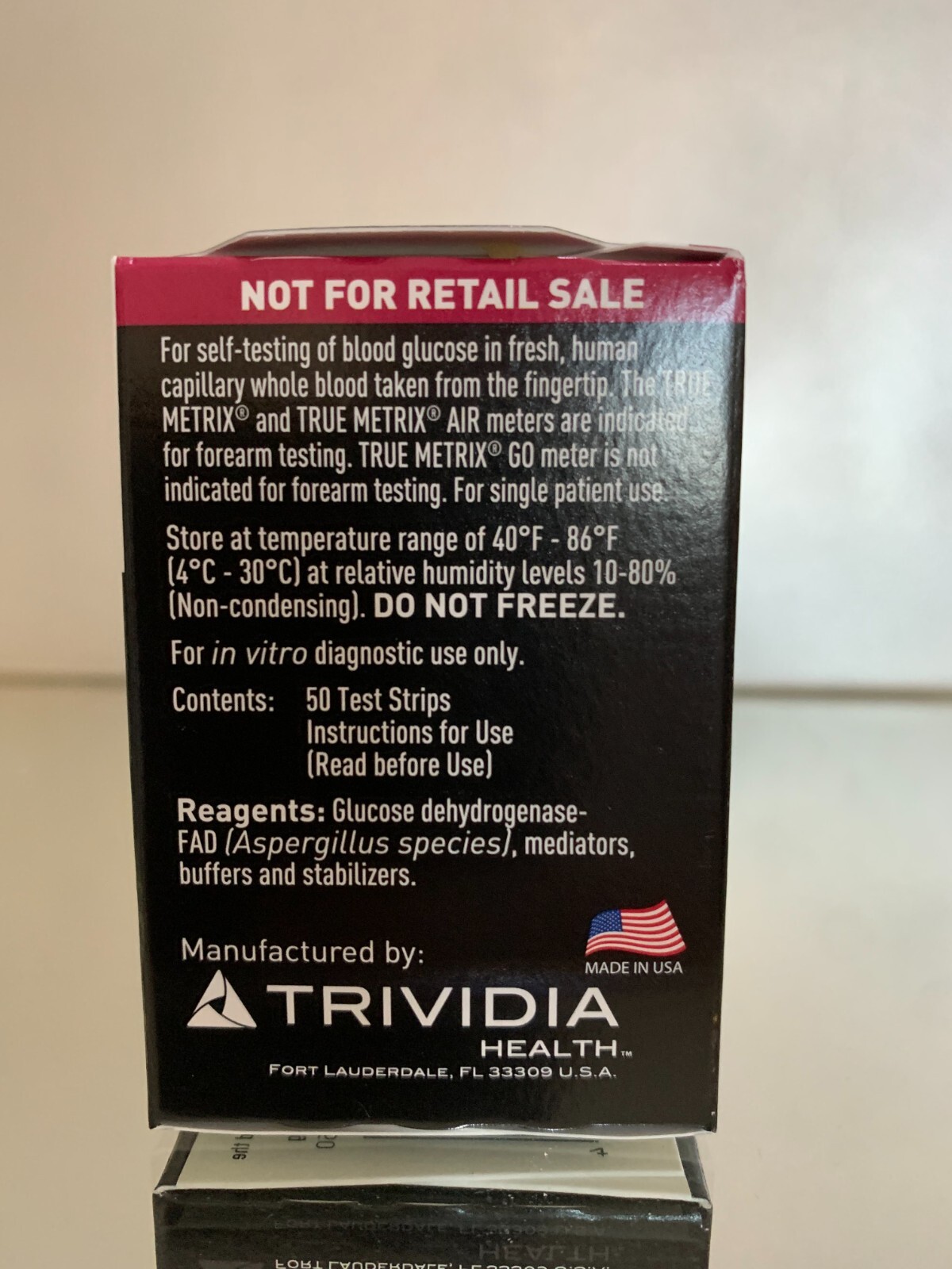 True Metrix Blood Glucose Test Strips 200 CT (4 BOXES) EXP 04/2026. FREE SHIP