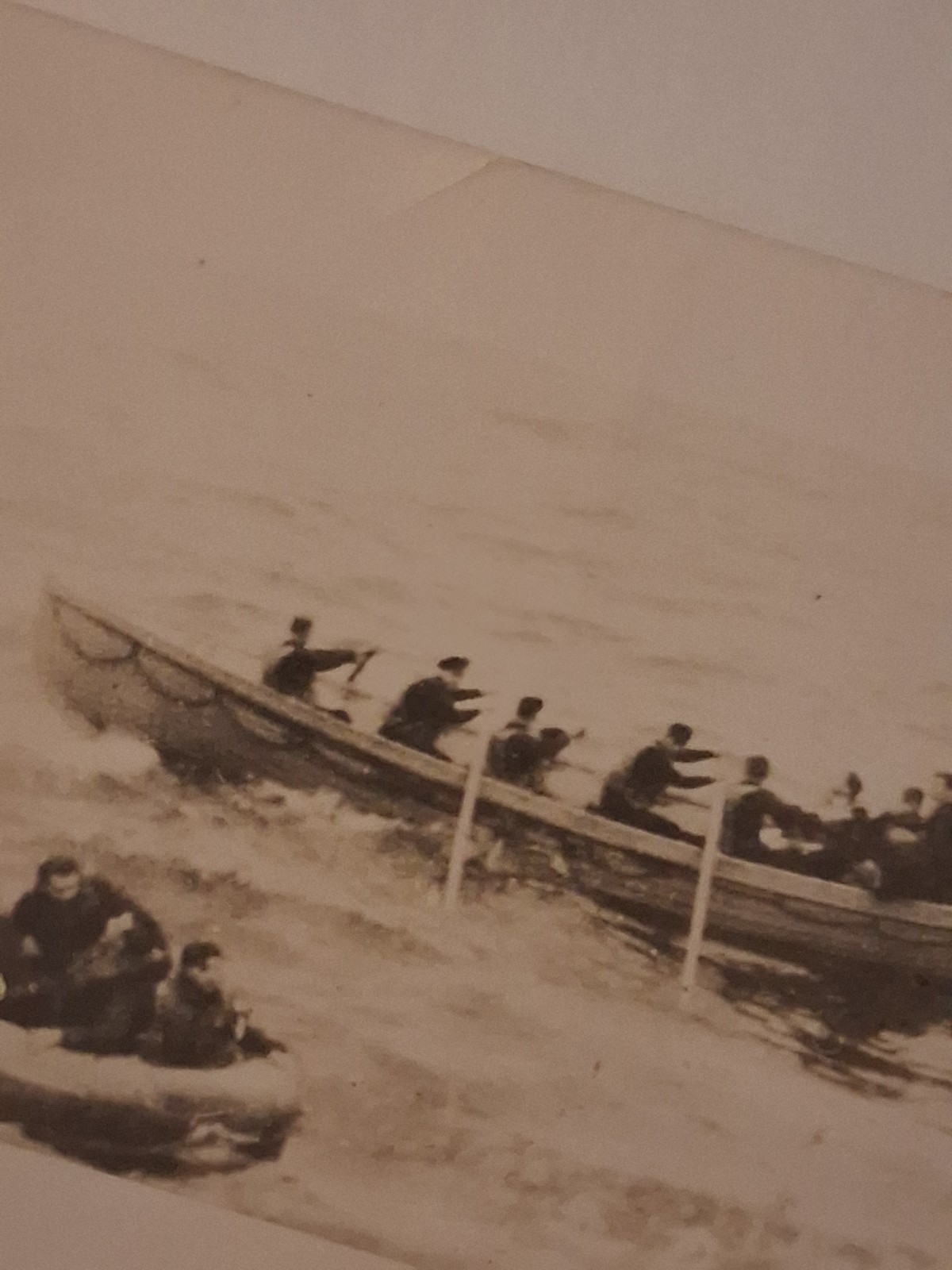 WW2 Germany. The sailor of battelship "Admiral Graf Spee" Rescue Rafts