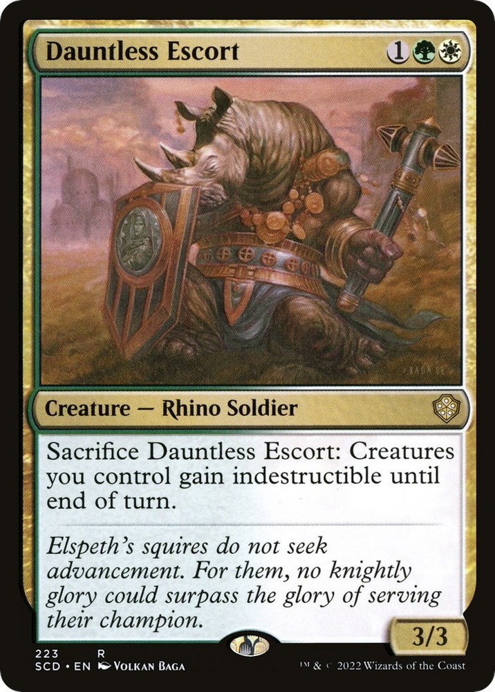 Dauntless Escort Starter Commander Decks 223 MTG LP