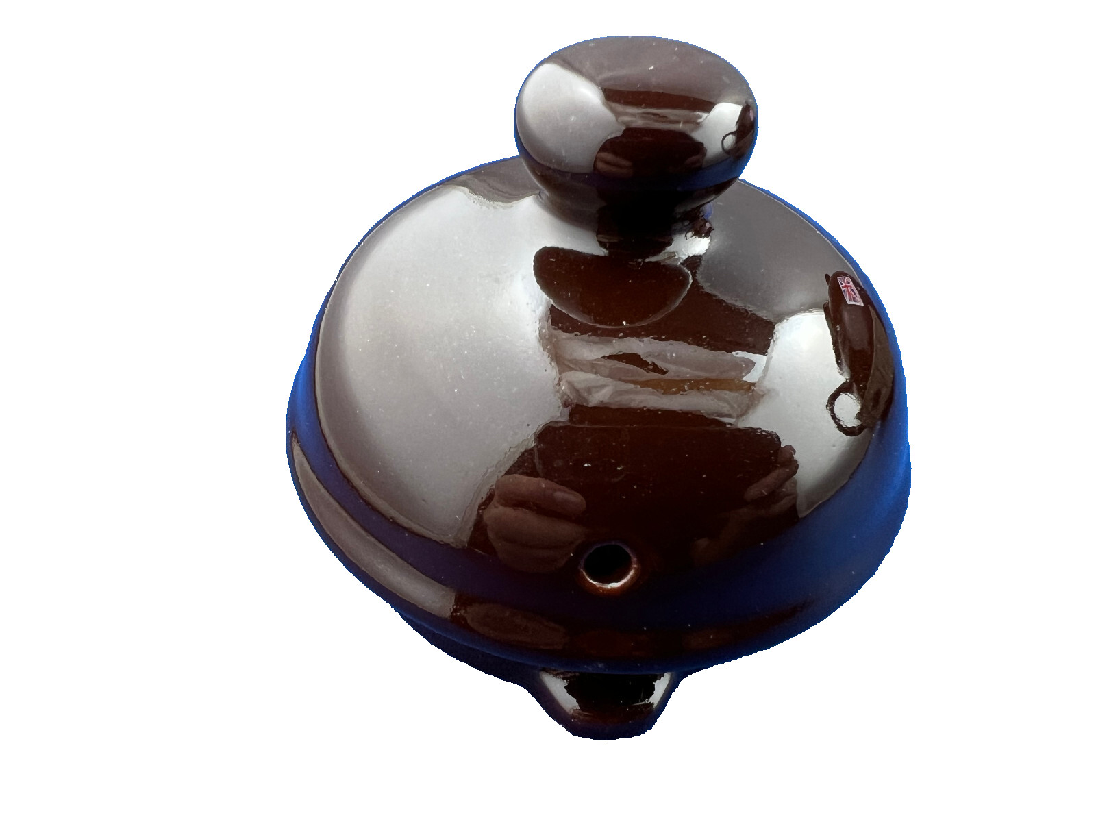 GENUINE BROWN BETTY, Red Clay, Rockingham Glaze, 2 Cup Tea Pot, MADE IN ENGLAND