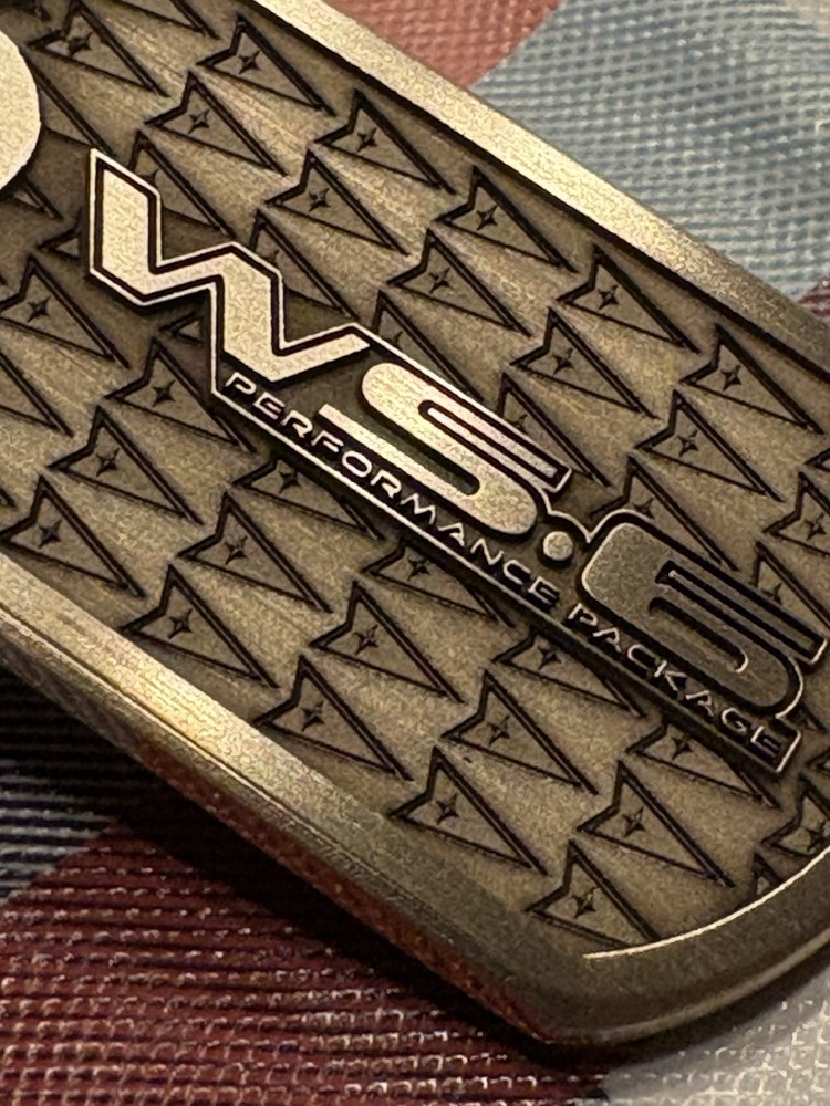 WS-6 Solid Brass Custom Keychain