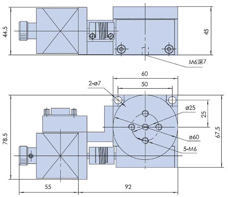 New Electric Rotating Machine Optical Rotating Platform Motorized Rotation Stage