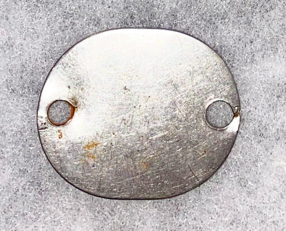 WWII Single USNR William Young T-44 Dog Tag