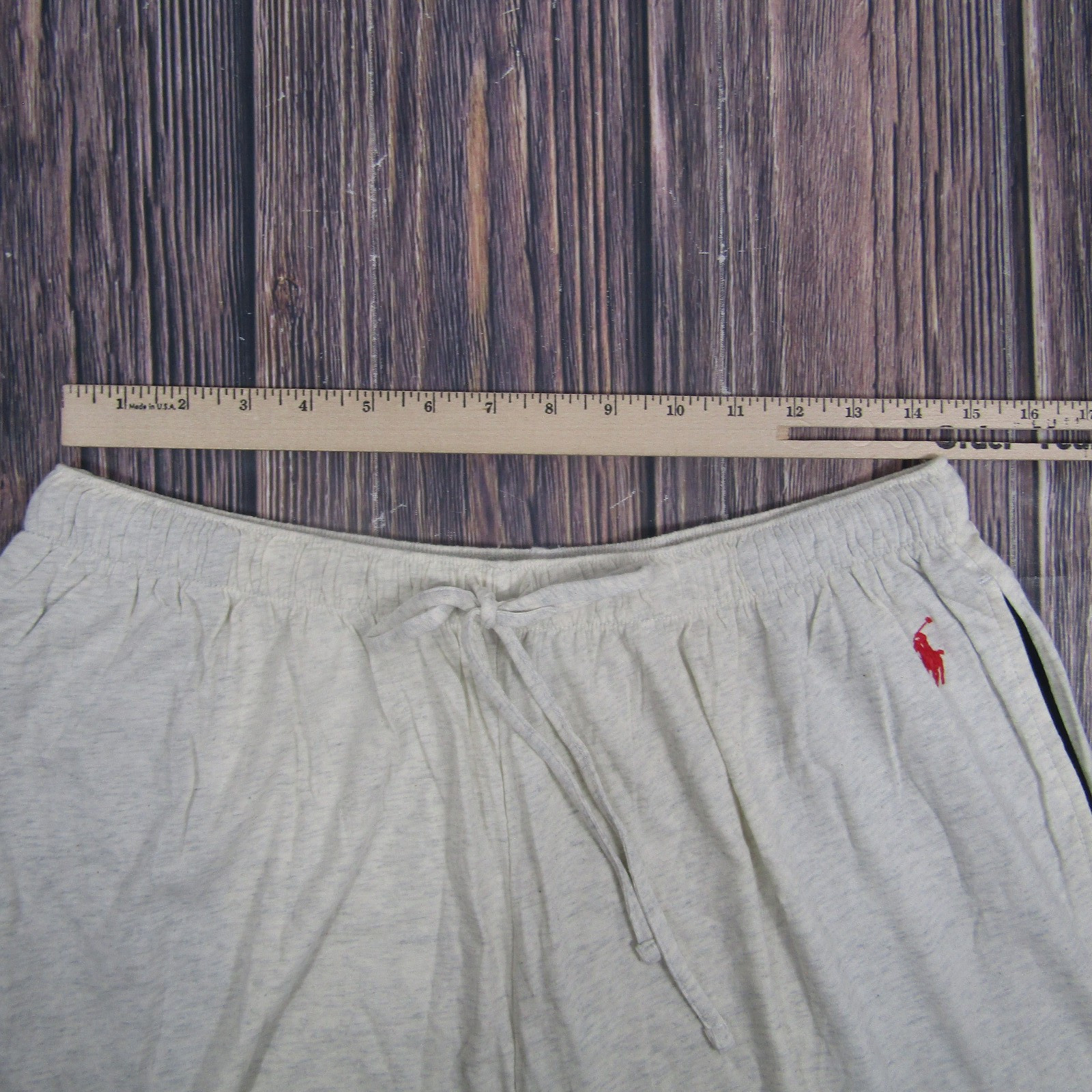 Polo Ralph Lauren Lounge Pants Mens Large Gray Knit Pajama Sleepwear Cotton