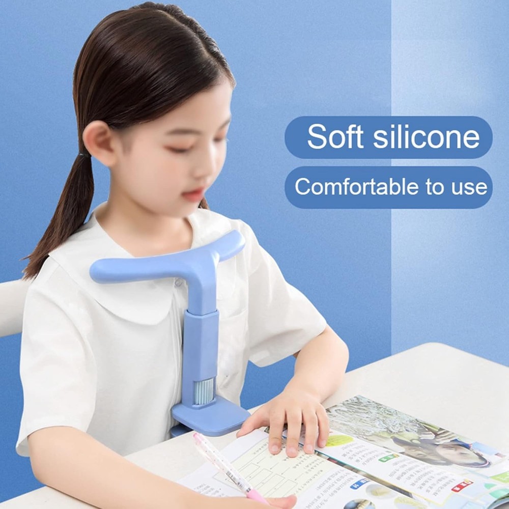 Children Sitting Posture Corrector, Height Adjustable Students Vision Protect...
