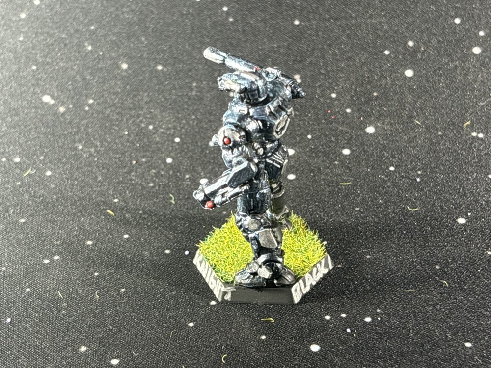 Hand Painted BattleTech Black Knight Mech -- ComStar Command Level II