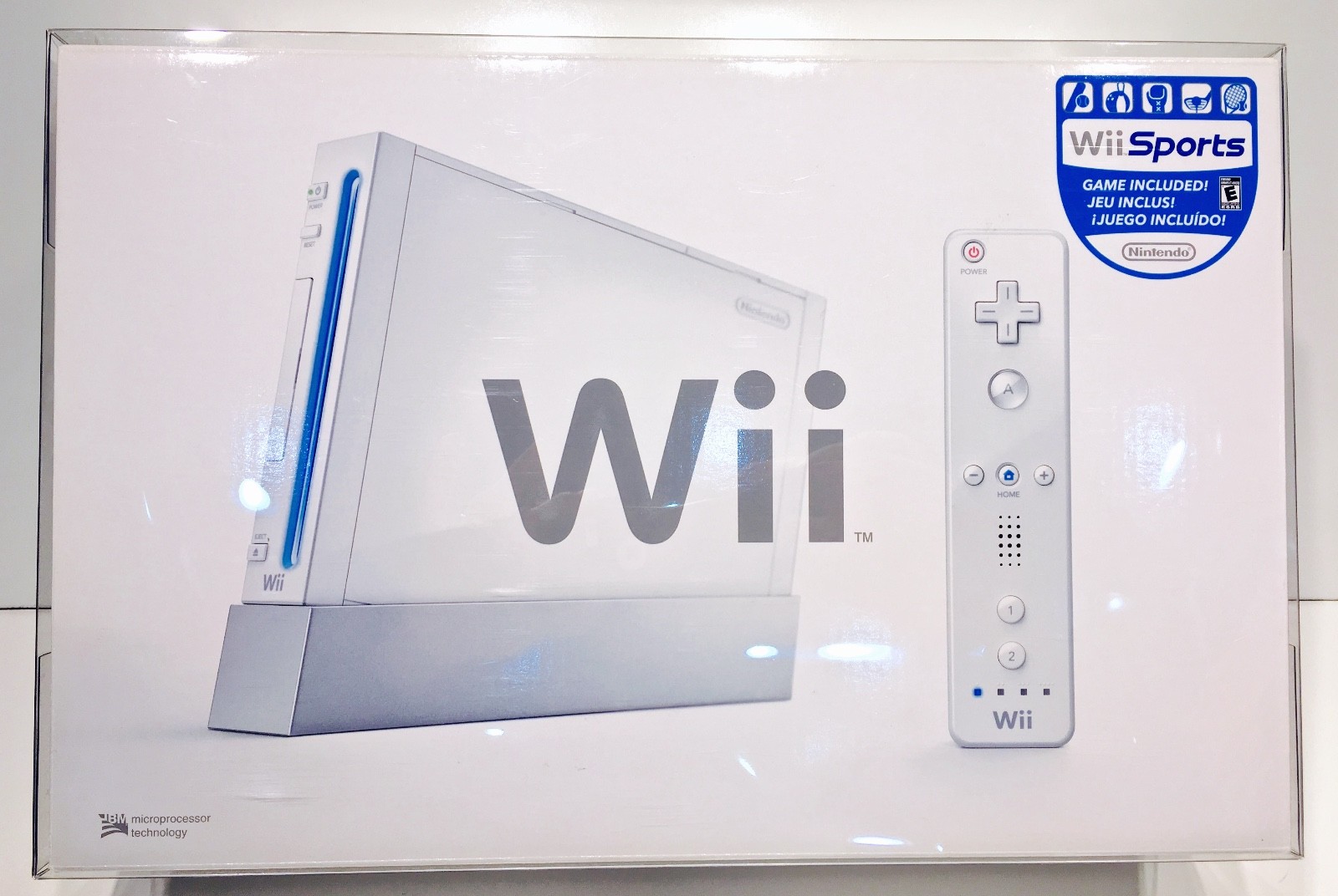 1 Clear Console Box Protector NINTENDO Wii Console Box Original Size! Read!