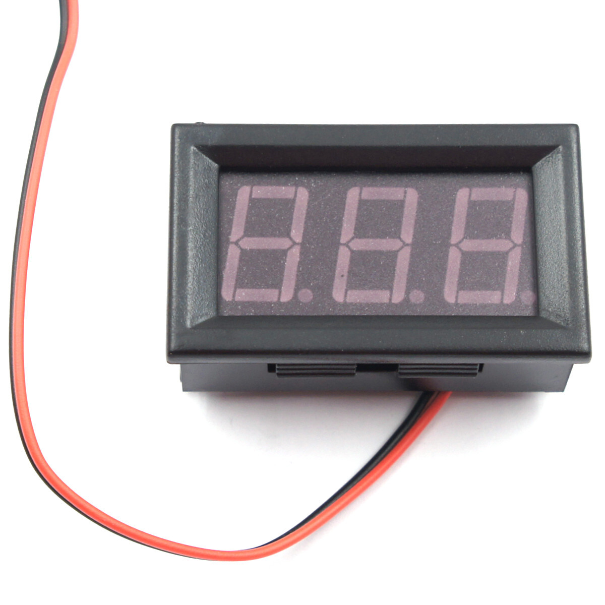 DC 5-120V 2-Wire Voltmeter 3-Digit LED Display Panel Volt Meter Voltage Tester