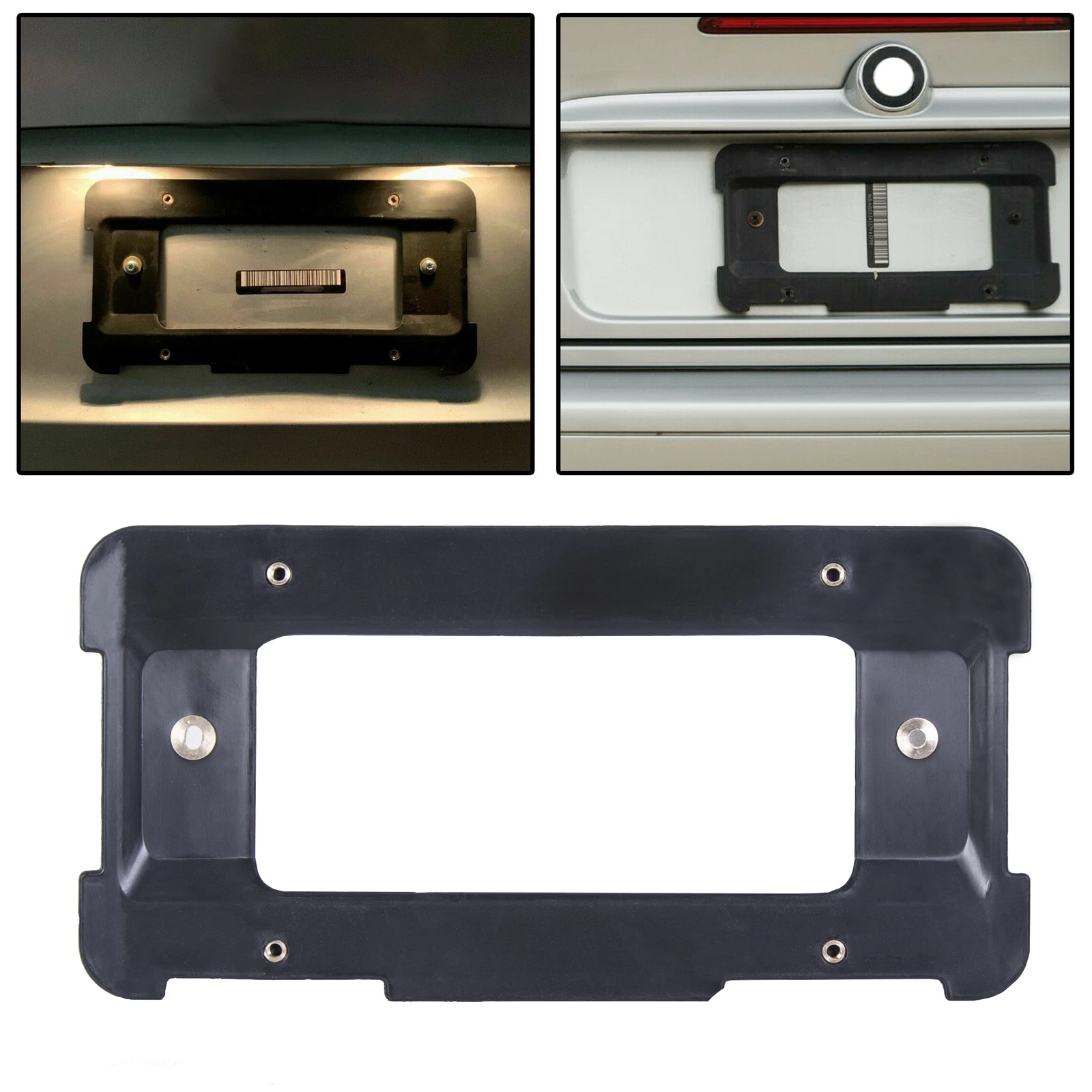 Rear License Plate Mount Frame Holder Bumper Bracket for BMW + 6 SCREWS