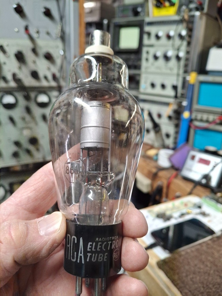 866 Rectifier Tubes, tested under load, good condition. See Description