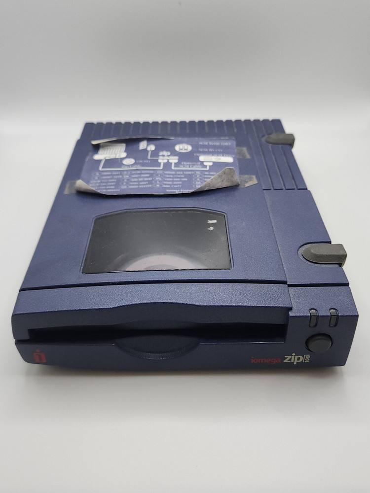 Iomega - 100MB External PC Zip Drive - Blue