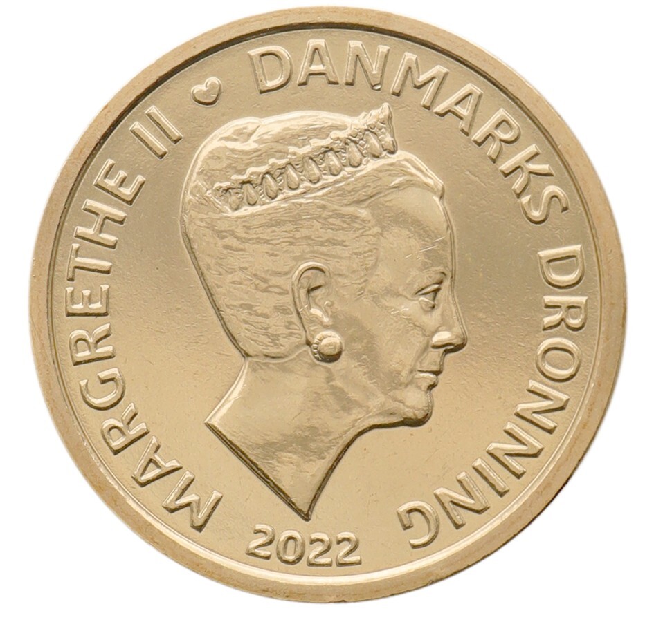 Denmark 10 Kroner, 2022, KM #954, Mint