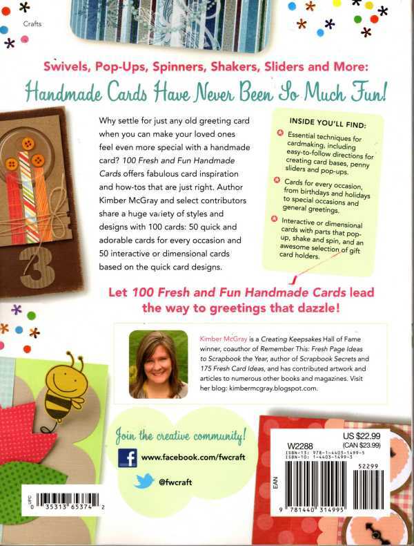 100 HANDMADE CARDS Instructions - Patterns To Make Your Own