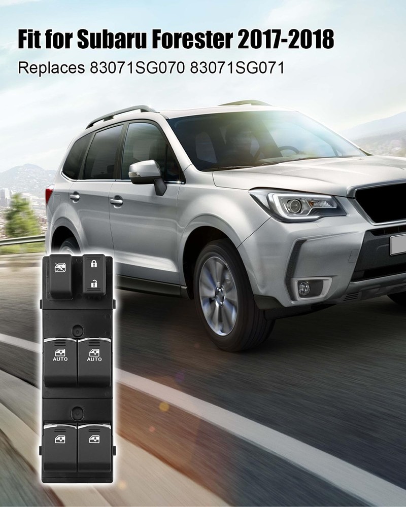 Driver Side Master Power Window Switch Fit for Subaru Forester 2017-2018 Replace