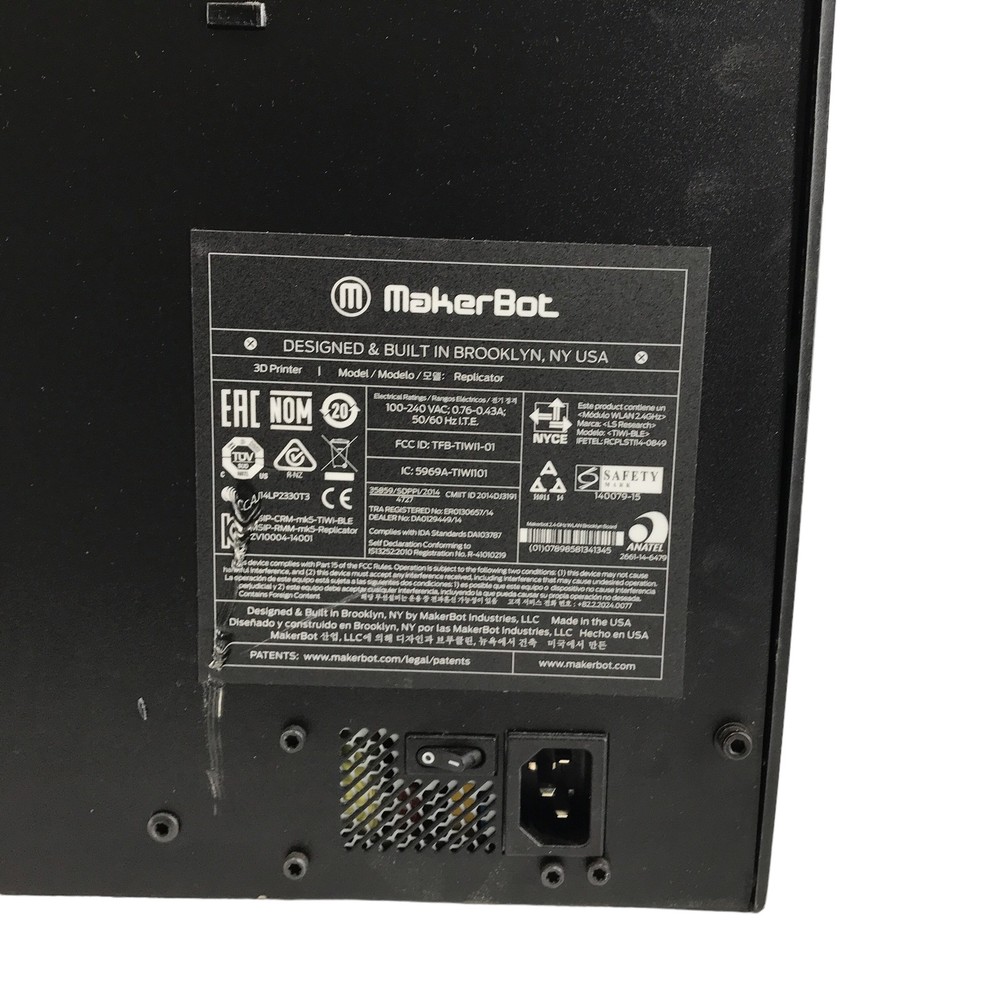 Makerbot Replicator 1st Generation Desktop 3D Printer Black #U5462