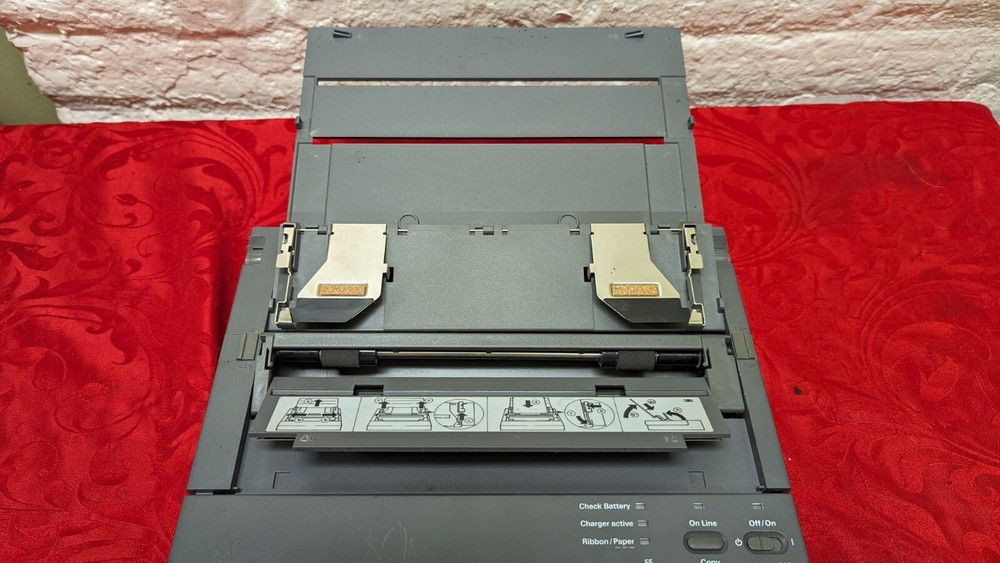 Mannesmann Tally Mobile Writer Printer PS With Power Supply Untested