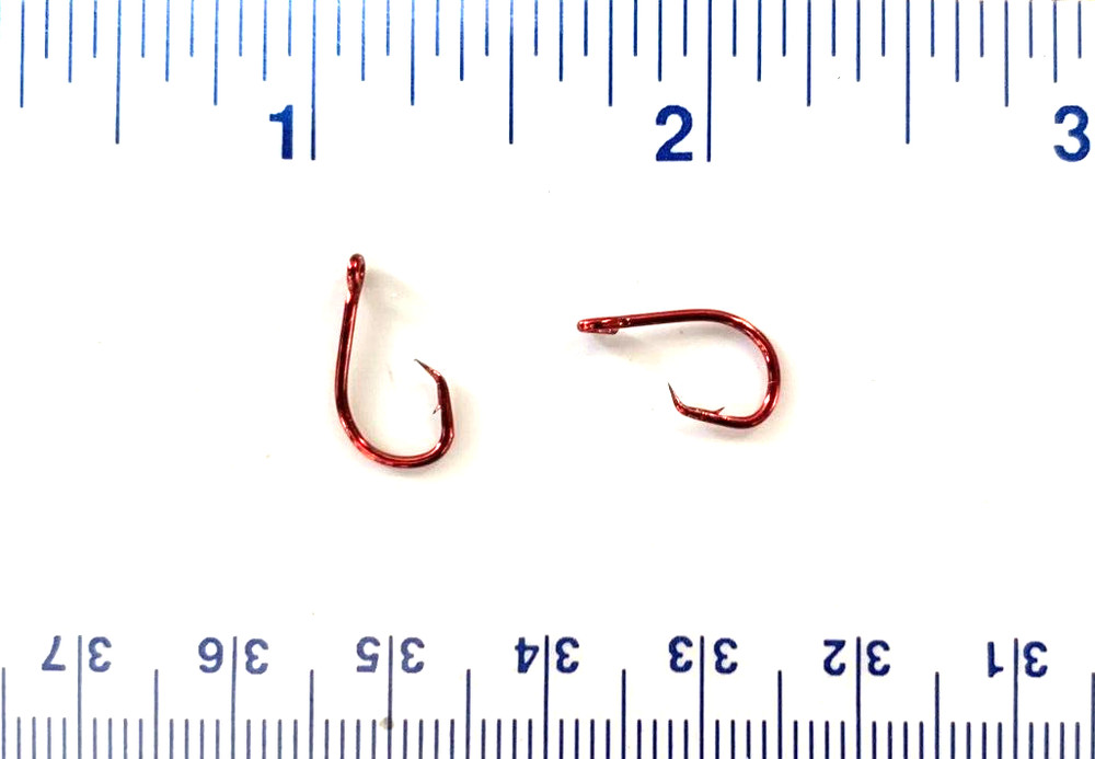 100 GT 2X Red Inline (non-offset) Circle Hooks size 10 - 7381