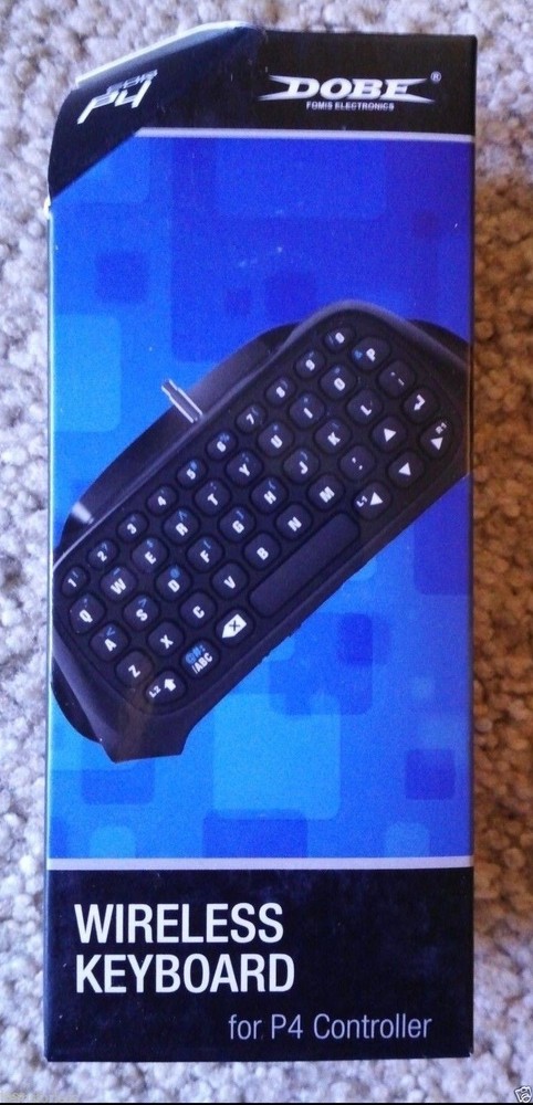 Dobe Wireless PS4 Keyboard for Controller New
