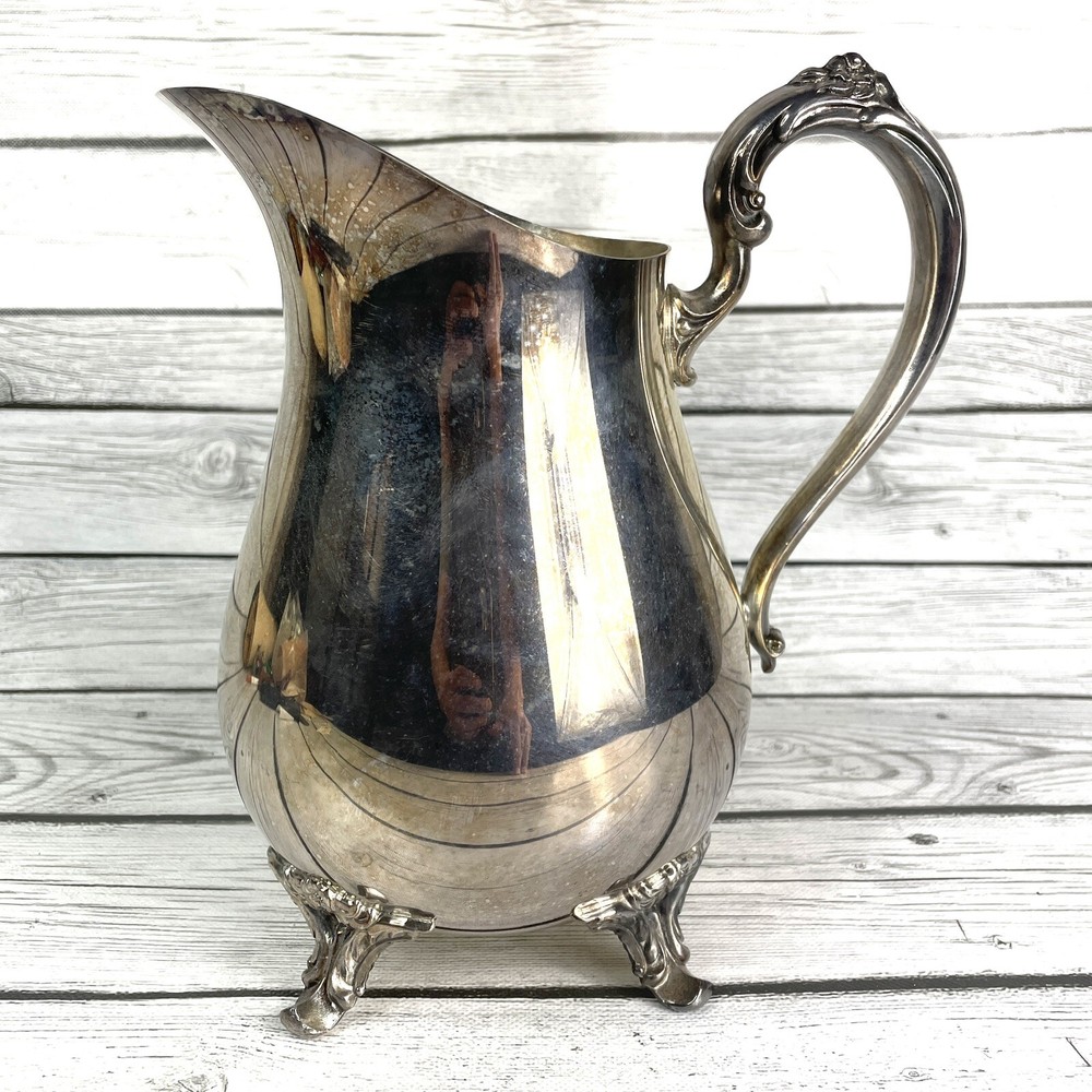 Vintage Silver Plated Pitcher FB Rogers silver co # 1117