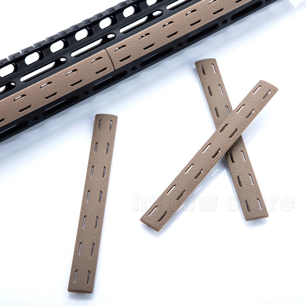 5 PCS 5.5" M-lok Protector Resistant Plastic Rail Cover for Mlok System
