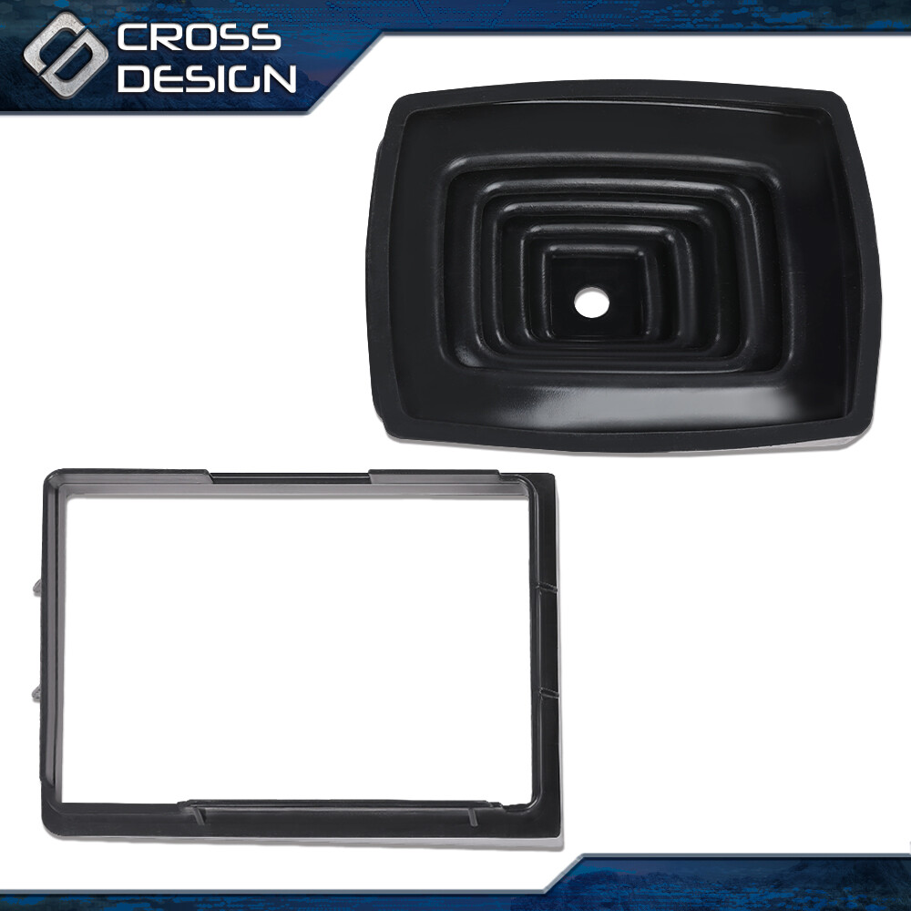 Fit For 1997-04 Jeep TJ Wrangler Manual Trans Shifter Boot & Retainer Bezel Kit