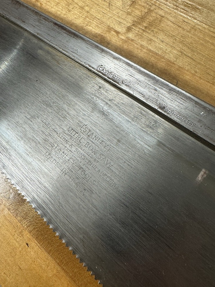 Stanley Miter Box Saw