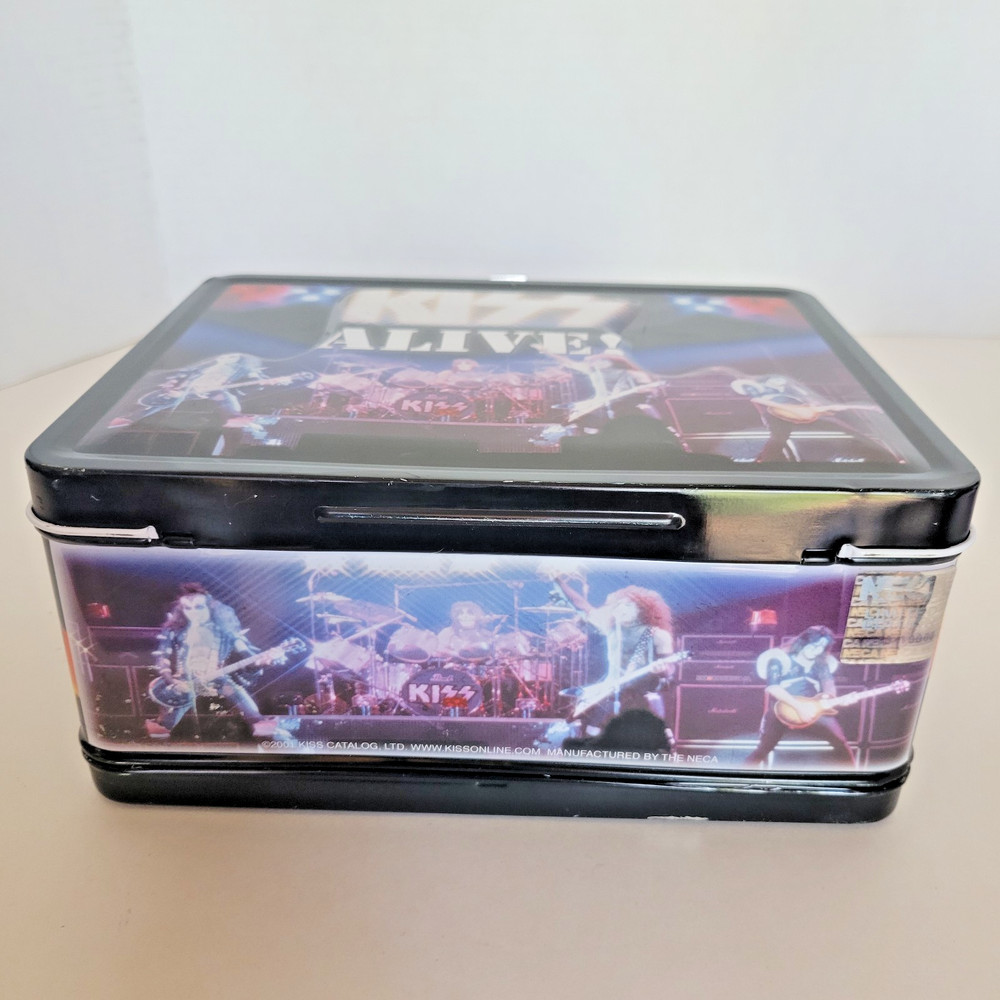 KISS ALIVE! LUNCHBOX & THERMOS Set from 2001 Limited Edition Excellent!