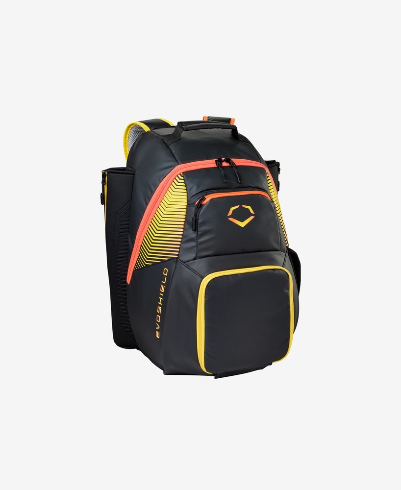 Evoshield Tone Set Baseball/Softball Backpack Bag - Black / Sunset