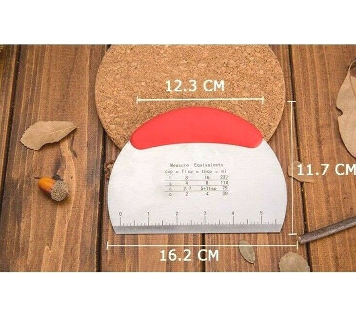Stainless Steel Dough Scraper Cutter  ~ Chopper