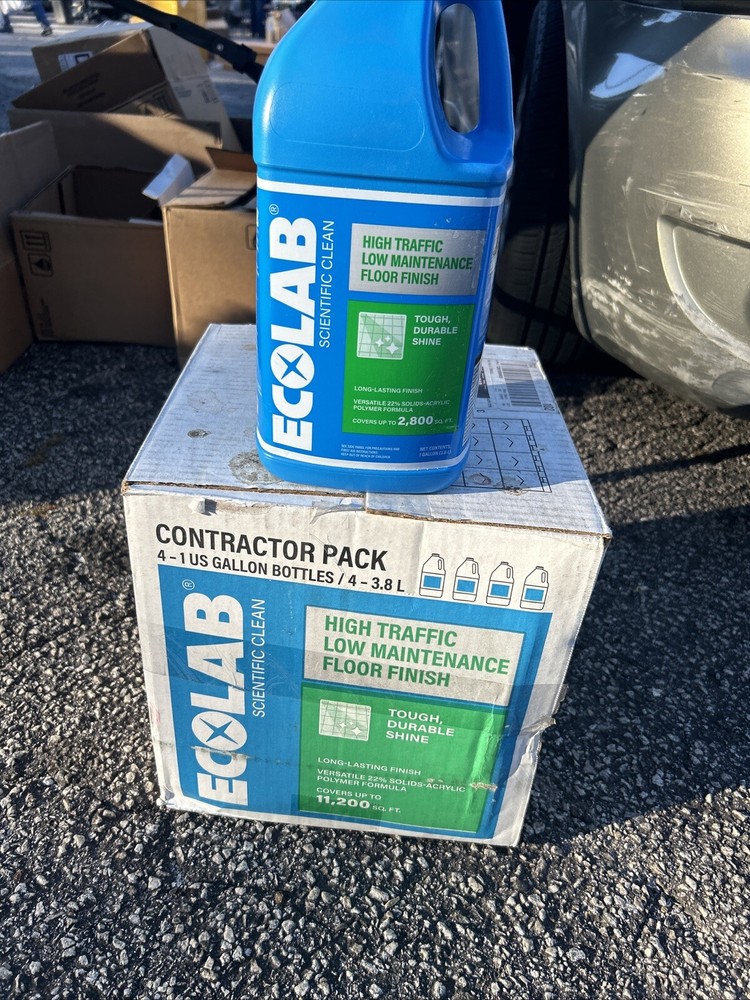 Ecolab High Traffic Low Maintenance Floor Finish