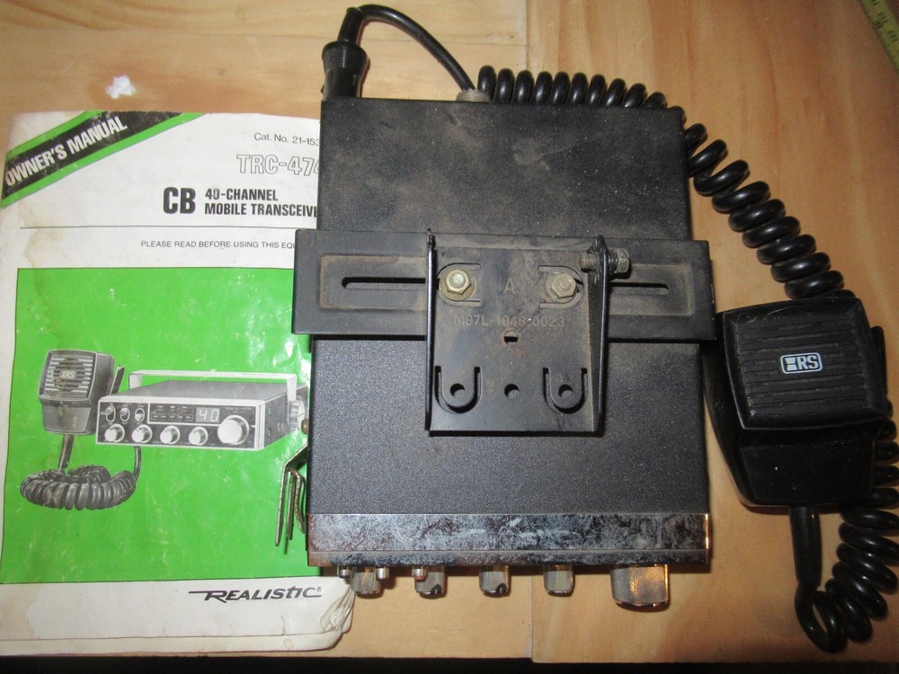Realistic CB TRC-474 UNTESTED with instructions