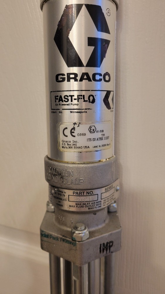 Graco Pump Fast-Flow Label No.292599